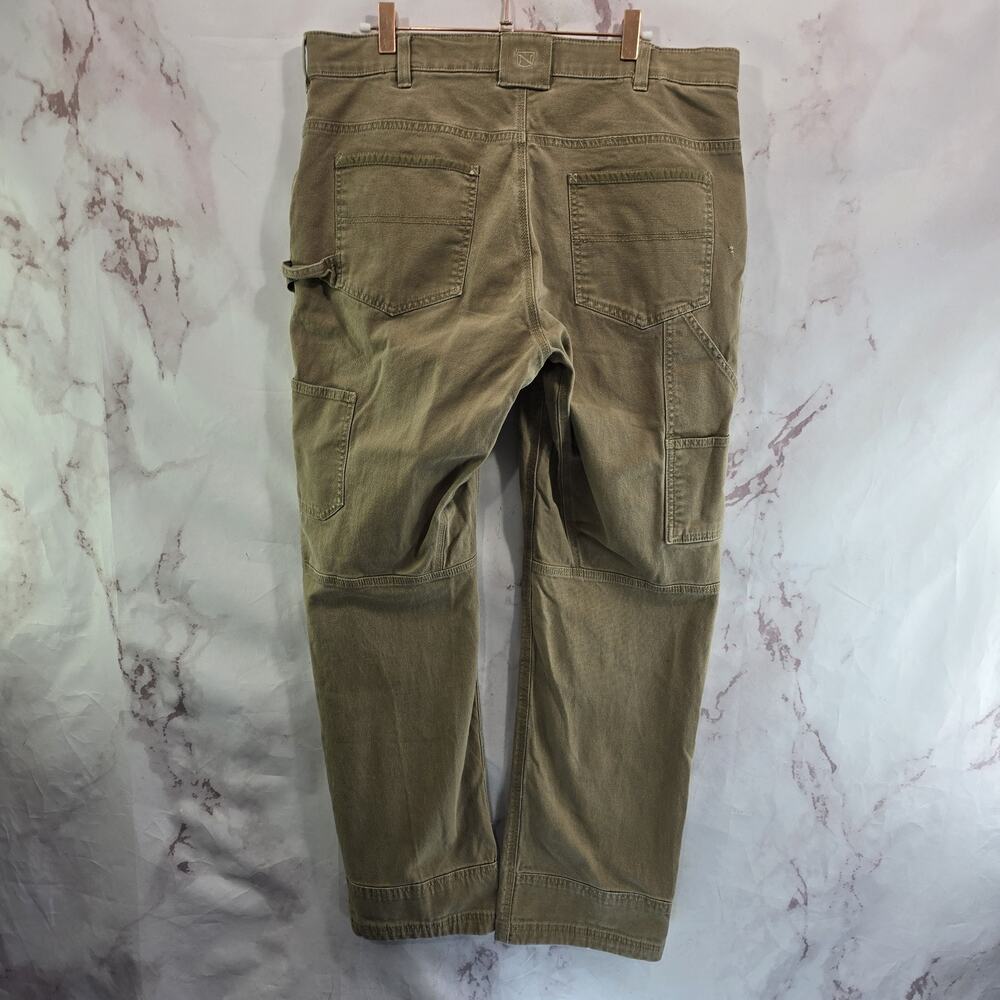 Noble Outfitters Pants Womens 16 Brown Crop High Rise Straight Carpenter Double